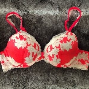 VS neon push up bra sz 36A